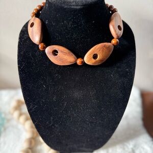 NWoT Wooden Beaded Necklace